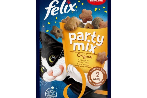 Recompense pisici, Felix Party Mix Original Mix, 60 g