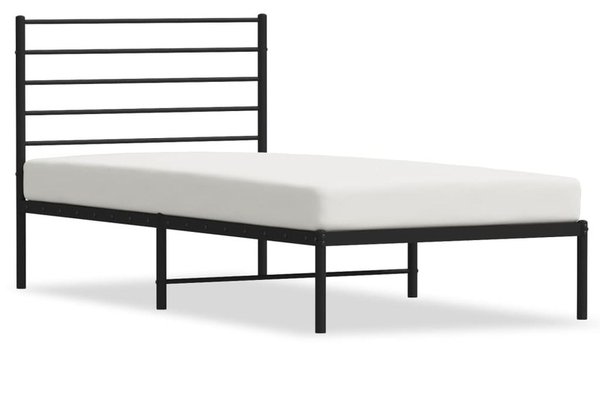Cadru de pat metalic elegant cu tablie