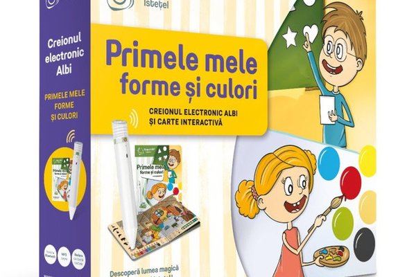 Set Raspundel Istetel - Creion si Carte Primele Mele Forme si Culori