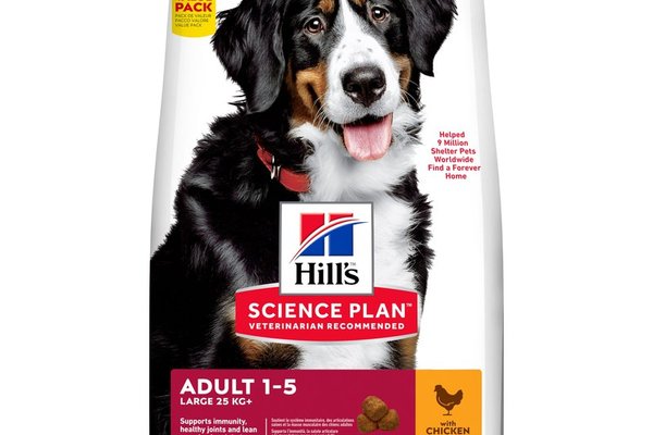 Hill's Science Plan Canine Adult Large Chicken Value Pack, 18 kg