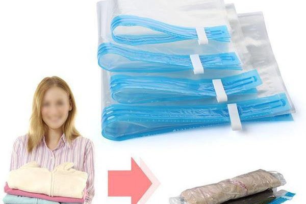 Set 12 saci vidat transparenti pentru organizarea eficienta a spatiului