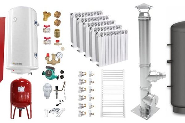 Centrala pe combustibil solid Fornello Praktik 30 kW - Pachet complet cu Puffer 1000 litri, Cos Inox si Calorifere Aluminiu