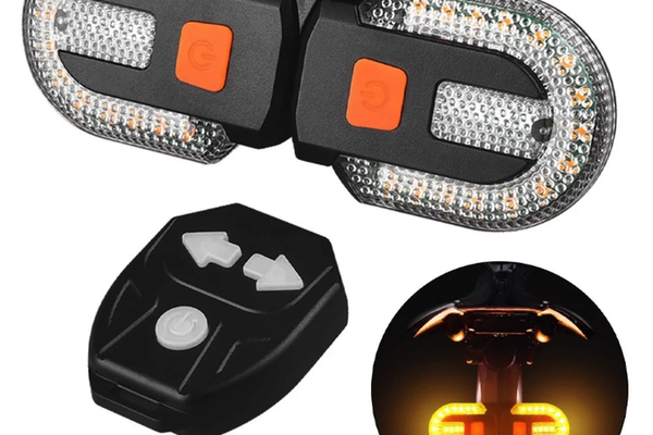 Semnalizare Bicicleta  FY-1825 Ovala  cu Telecomanda Wireless