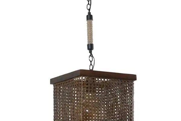 Lustra stil industrial lemn-metal,seria lx, homs,40057