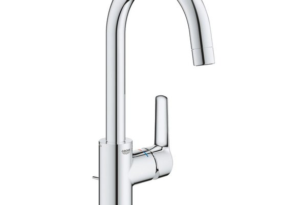 Baterie lavoar Grohe Start, marimea L, monocomanda, cartus ceramic, evacuare cu tija, pivotanta, crom - 23554002