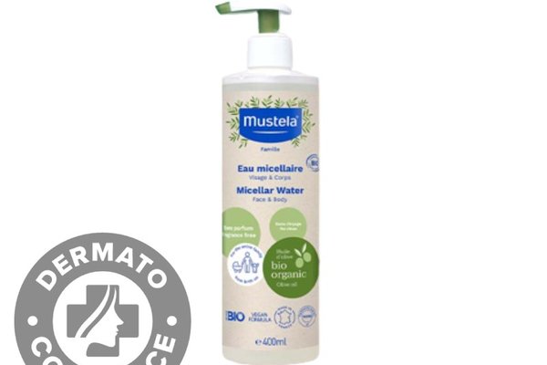 Apa micelara certificata Bio pentru fata si corp, 400ml, Mustela