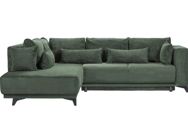 Colțar Extensibil NOMAD, cu ladă de depozitare, variante stânga/dreapta 280x215x90 cm