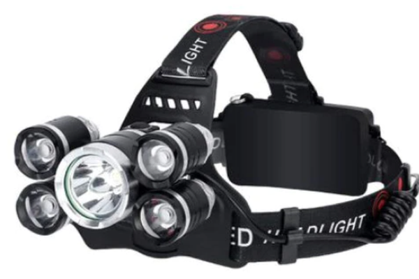 Lanterna de Cap 30W XL cu 5 LED-uri si Zoom