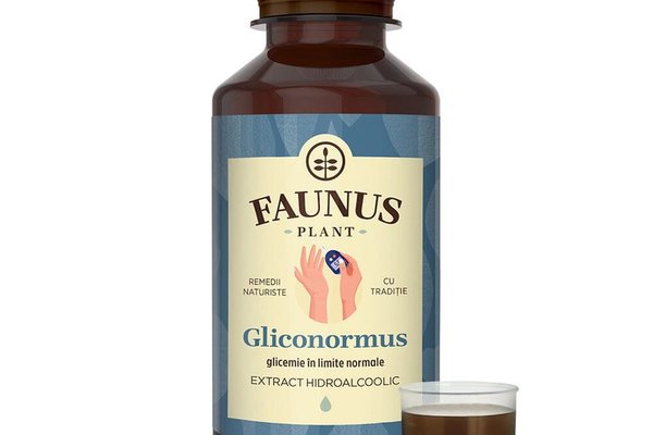 Tinctura Gliconormus pentru Glicemie 200ml - Faunus Plant