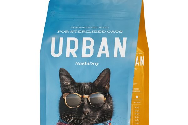 Hrana Premium Uscata Pisici Sterilizate, NashiDay Urban, Pui si Orez, 1.5 kg