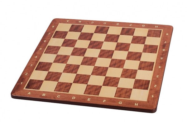 Tabla de sah din lemn padauk, 58  x 58 mm