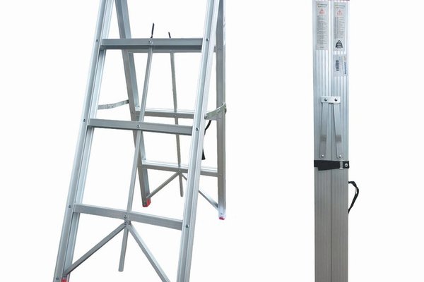 Scara pliabila din aluminiu MESTERINO TOOLS JL-308(2x3) - Dimensiuni 113x92x44 cm