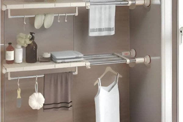 Separator telescopic multifuncțional din ABS și oțel inoxidabil, extensibil 90-160 cm