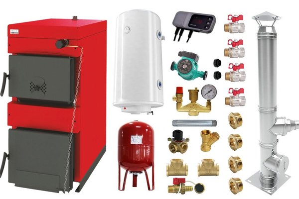 Sistem de incalzire Sunsystem Burnit NWB 35 kW cu accesorii complete