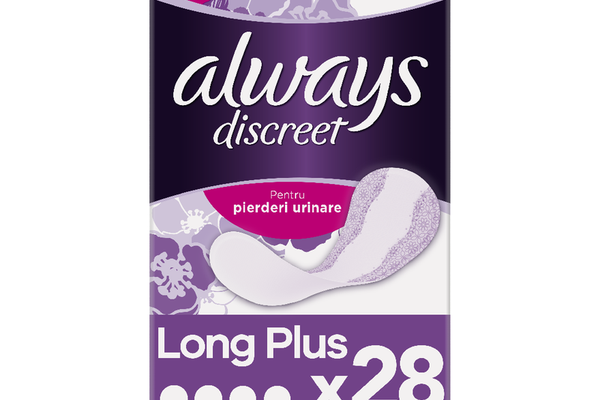 Always Discreet Liners Long Plus, 28 bucati