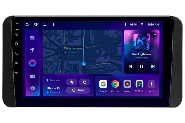 Navigatie Auto MOSS M3 Toyota Agya 2020-2023 4+32GB 10" QLED Octa-core 2Ghz, Android 4G Bluetooth 5.1 DSP