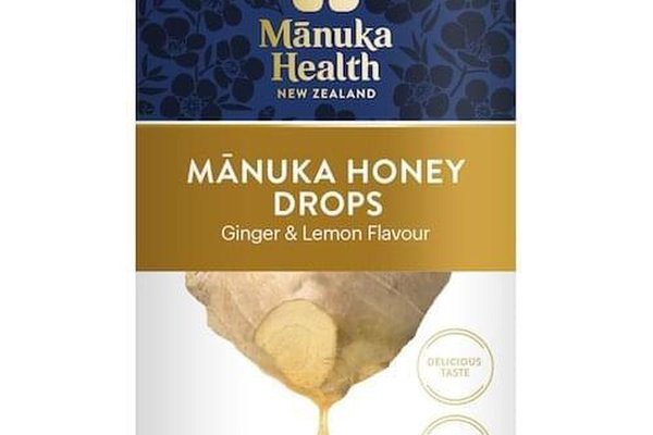 Bomboane miere de Manuka MGO 400+ (65g) (ghimbir si lamaie)