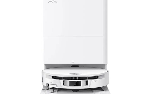Aspirator robot cu mop MOVA S70 Roller Robot Vacuum, 28000Pa, 5200mAh, HydroForce™ Mopping, statie inteligenta, White