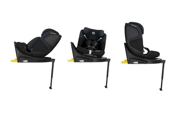 Scaun auto I-Size Maxi-Cosi Emerald 360 S Tonal Graphite cu isofix, picior de sustinere, rotatie 360, protectie la impact lateral