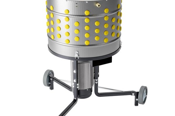 Deplumator pasari PLUMAX-50A PRO - gaste, rate, curcani (diametru cuva 50 cm), 1500W, Model Nou