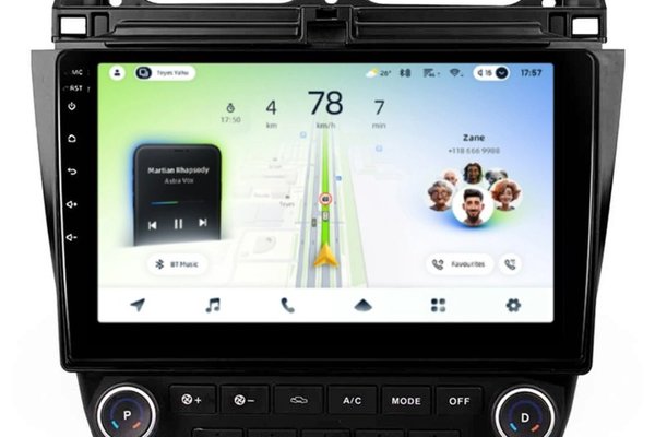 Teyes CC4L DTS pentru Honda Accord 7 (2002-2008) - Navigatie Auto cu Ecran QLED de 10.2 inch si Procesor Qualcomm 2GHz