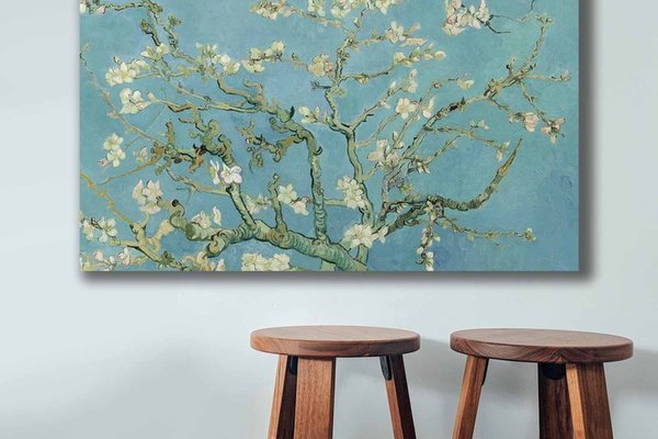 Tablou Canvas Almond Blossoms Van Gogh 70x100 cm Multicolor