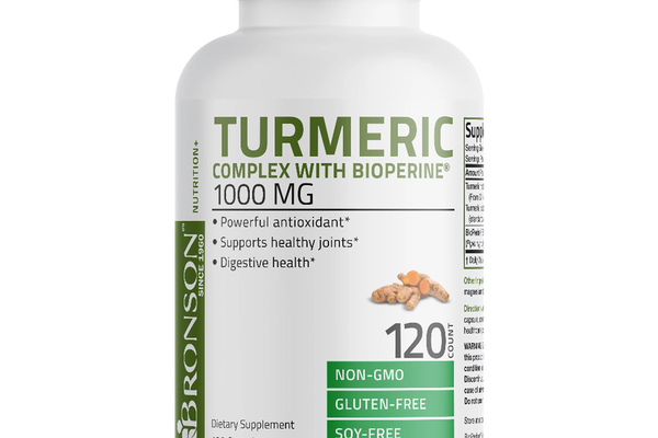 Turmeric 1000 mg cu Bioperina 5 mg, 120 capsule, Bronson Laboratories
