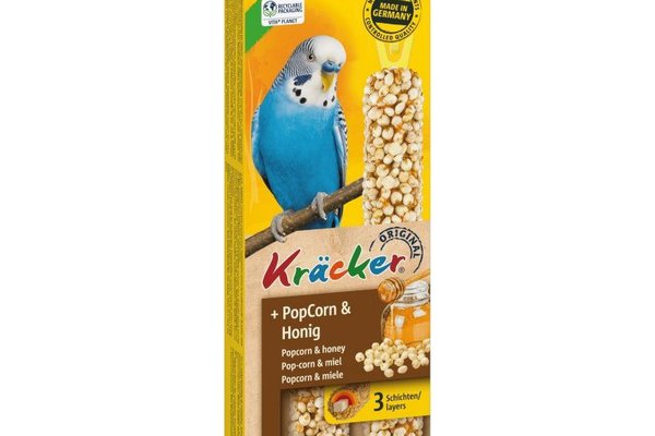 Batoane Vitakraft pentru Perusi cu Popcorn si Miere - 2 Buc