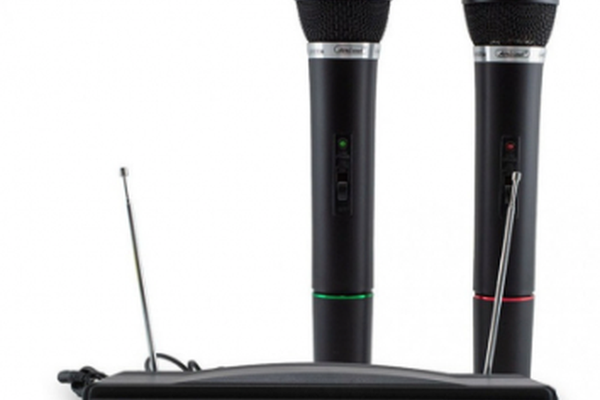 Set 2 microfoane wireless karaoke MIC590