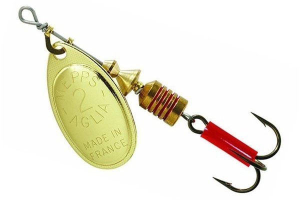 Lingurita Rotativa Mepps Aglia Gold nr.0, 2.5g in Blister