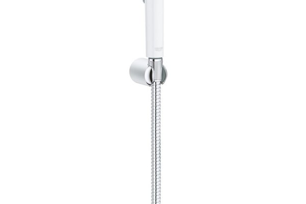Dus igienica intima, Grohe Tempesta F,fara baterie,furtun metalic 1.2m,culoare alb-26356IL0