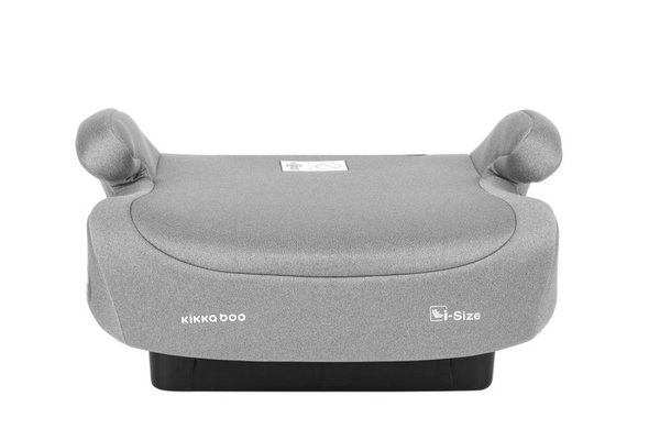 Inaltator auto KikkaBoo i-Go i-Size Light Grey, 125-150 cm, cu husa detasabila si ghidaj pentru centura