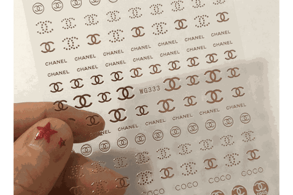 Sticker decor unghii WG333