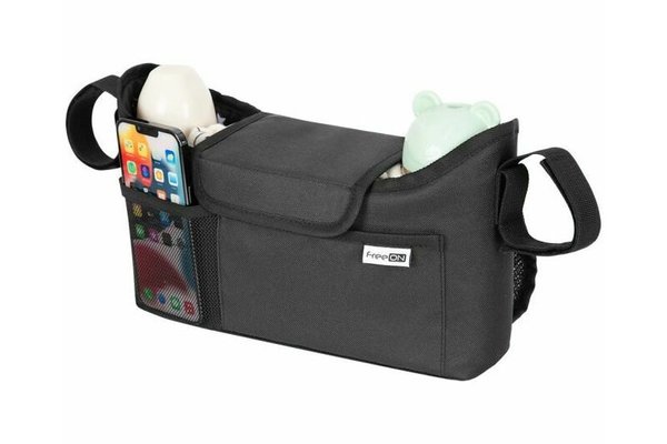 Organizator pentru carucior FreeON Black Symphony cu compartimente multiple