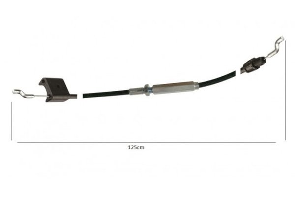 Cablu Stop Motocultor - Masina de Tuns Gazonul 125cm -cu intinzator