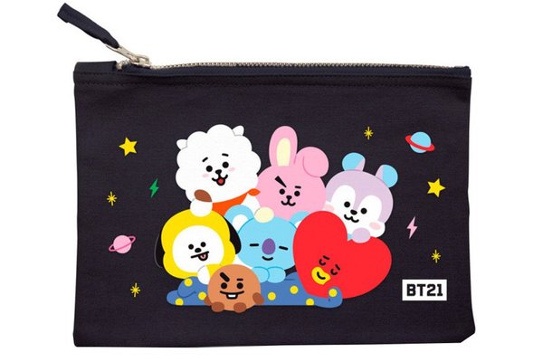 Geanta Cosmetice BT21 - Group - Black