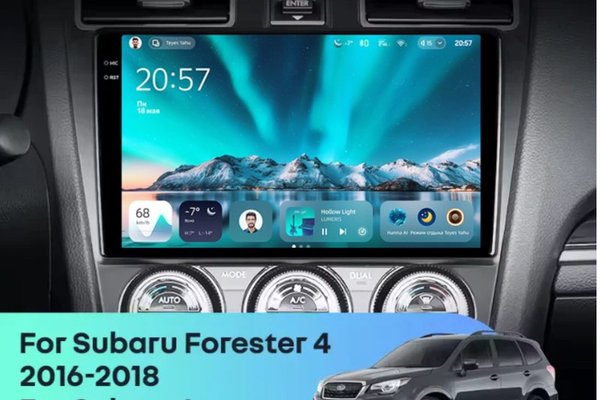Navigatie Auto Teyes CC4 Subaru Forester SJ 2016-2018 6+128GB 9.5" QLED Octa-core 2.7Ghz, Android 4G Bluetooth 5.1 DSP