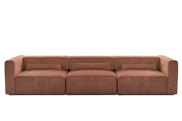 Canapea Extensibilă 5 locuri ZANETTO, cu 3 lăzi depozitare, 340x103x70 cm