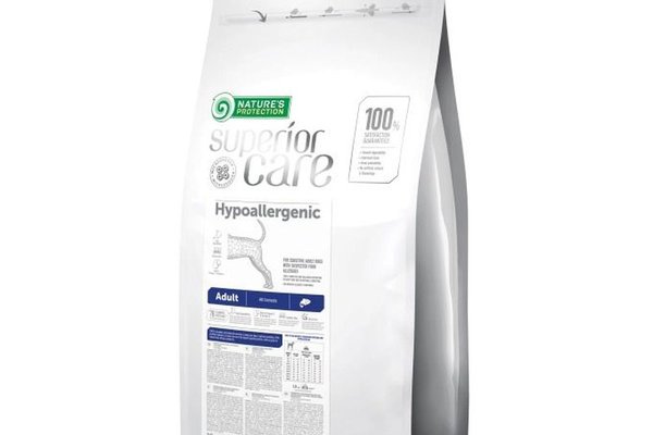 Nature's Protection Dog Superior Care Hypoallergenic Grain Free Salmon pentru Caini Adulti, 10 kg