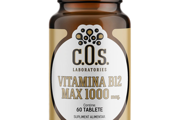 Vitamina B12 MAX 1000mcg, 60 tablete, COS Laboratories