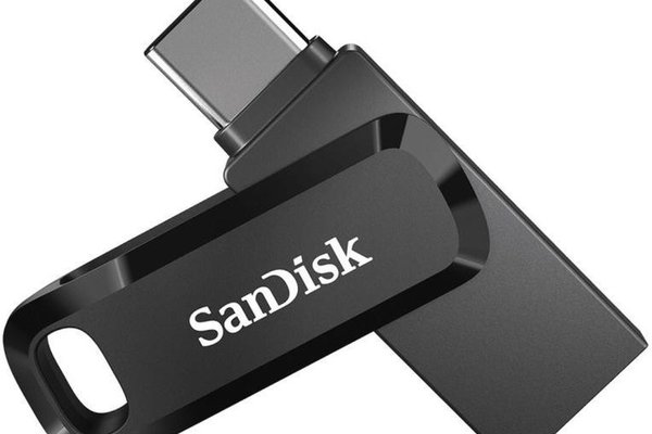 SanDisk Ultra Dual Drive Go 256 GB - Memorie USB Type-C, Negru