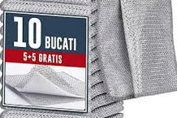 Set Lavete din microfibra cu doua straturi anti zgarieturi 5+5 Gratis