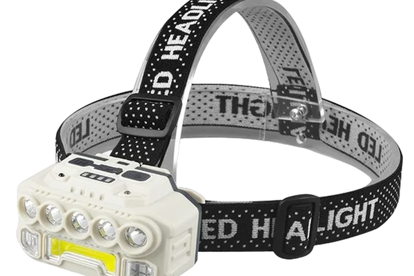 Lanterna HX-817 de cap 5LED+COB Reincarcabila prin USB IPX4