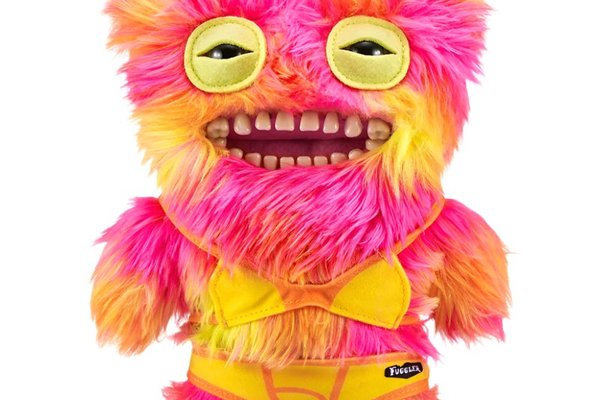 Figurina de plus Fuggler Mr Buttons, Ciudateii in vacanta, 23 cm, multicolor