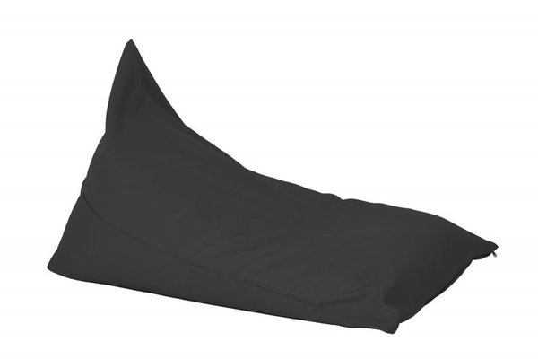 Fotoliu mediu kudos panama black pretabil si la exterior umplut cu perle polistiren