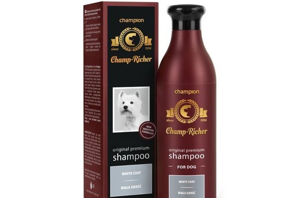 Sampon Champ Richer Caini Blana Alba, 250 ml