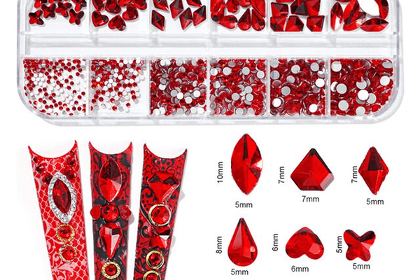 Cristale decor unghii marimi si forme diferite KK-02