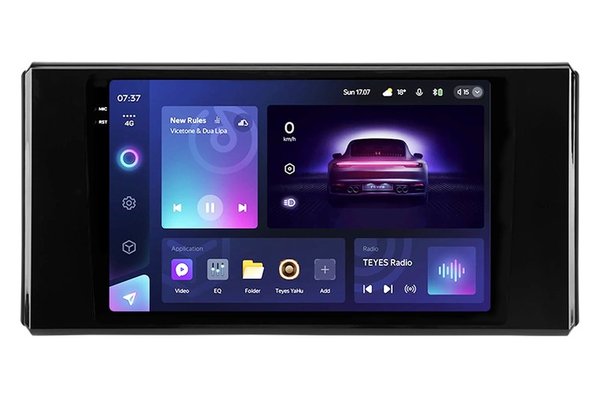 Navigatie Auto Teyes CC3 2K Toyota Land Cruiser 12 J300 2021-2023 4+64GB 9.5" QLED Octa-core 2Ghz, Android 4G Bluetooth 5.1 DSP
