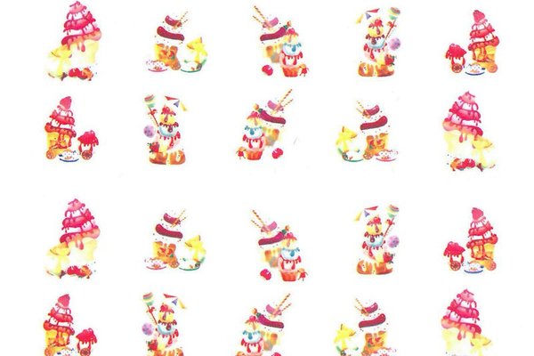Sticker decor unghii BN820 - BN1694