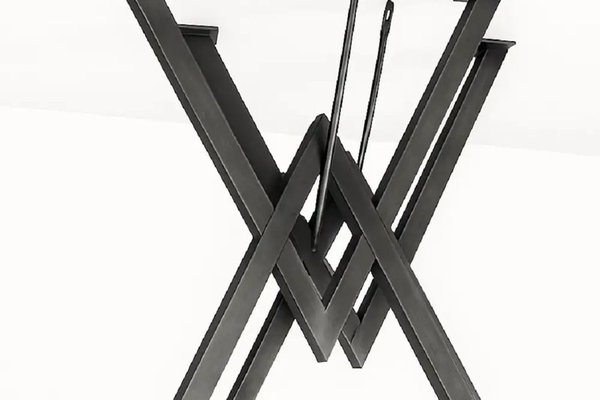 Set picioare masa metal Homs, eco model,Negru, 72x57 cm, A0064
